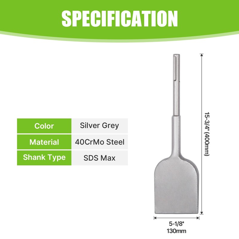 Vearter SDS MAX Shank For Demolition Jack Hammer Bit Flooring