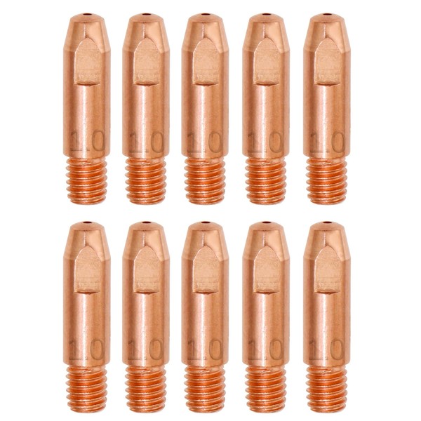 RYXZEN 10 Pieces 1.0 mm Copper Contact Tip Welding Nozzles