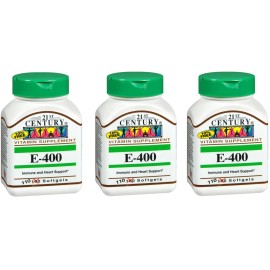 21st Century Vitamin E 180mg Softgels 110ct (3 Pack)