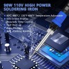 Q-MING Soldering Iron Kit, 90W LED Digital Solder Kit with