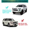 Fog Light Fang Decals for Toyota 4Runner 2014-2024 Fog Lights