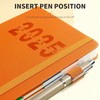 2025 Planner 5.6'' x 8.3'', A5 Size Hardcover Calendar Planner,