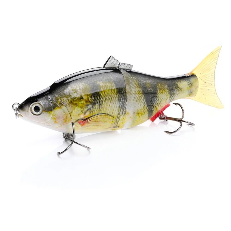 Fishing lure swimbait hard predator pike bigbait swimfish joint (perch)