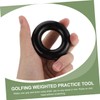 Kisangel 2pcs Golf Weighted Swing Rings for Training Improve Muscle
