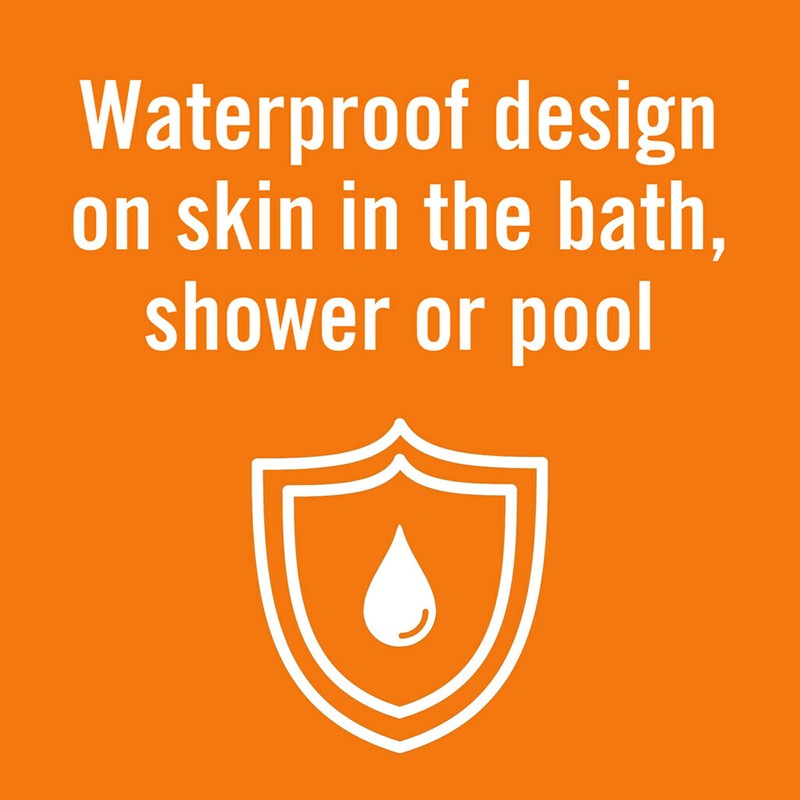 Nexcare Waterproof Cushioned Bandages, Knee & Elbow, 2 x 4