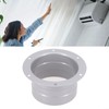 Metal Duct Flange Pipe Connector, 3-8" Metal Flange Vent Pipe
