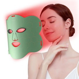 Hottoerak LED Red Light for Face, 850nm Near-Infrared Light & 660nm Red Light, Portable and Soft Face Light at Home Use