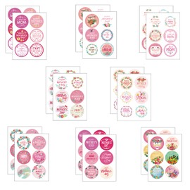 Mothers Day Stickers,16 Sheets Mothers Day Decorations Stickers,Happy Mothers Day,Best Mum,I Love You Mum,Thank You Super Mum for Mothers Day Gifts from Daughter Son Mother Gifts/Presents Stickers