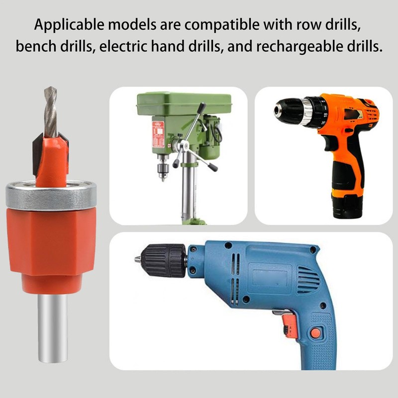 Woodworking Countersink Drill Bits | Adjustable Pilot Screw Hole Set,Woodworking