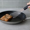 RSVP International Endurance Angled Fish Spatula/Turner, Slotted Stainless Steel with