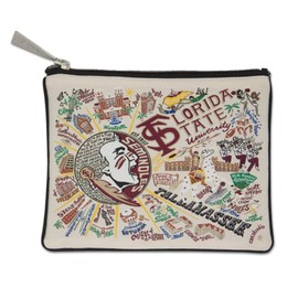 Catstudio Collegiate Zipper Pouch, Florida State University Travel Toiletry Bag, Ideal Gift for College Students or Alumni, Makeup Bag, Dog Treat Pouch, or Travel Purse Pouch
