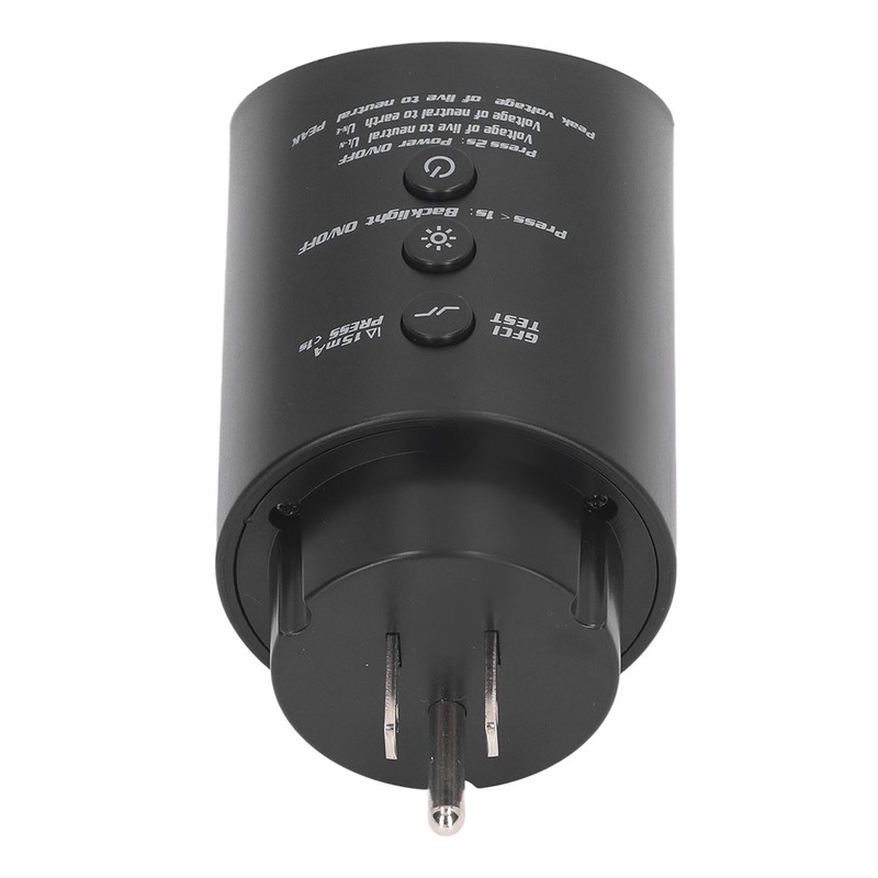 Outlet Tester Digital Display 3 Prong Electrical Receptacle Detector Socket