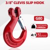 NORJIN Clevis Slip Hook & Chain Connector Link, G80 Alloy