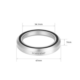 HOUSON mountain bike headset bearings, bicycle headset sealed chrome steel bearings headset bearings for bicycle repair for road bike, mountain bike