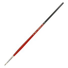 Escoda Opera Series 3075 Artist Oil and Acrylic Paint Brush, Synthetic Takatsu Filament, Round, Size 4