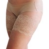 Bandelettes Sexy Anti-Chafing, Elastic Thigh Bands, Prevent Friction - Beige
