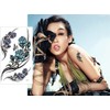 KING HORSE hm341 Tattoo Sticker Flower [Regular Size, Pack of