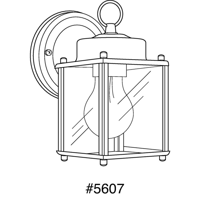 Progress Lighting P5607-09 Transitional One Wall Lantern from LED Cylinders