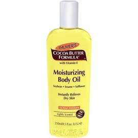 Palmer's Cocoa Butter Formula Moisturizing Body Oil with Vitamin E 250ml – Dry Skin Relief, Lightweight Hydrating Oil for Body, Safflower & Sesame Oil, Light Scent, 24-Hour Moisture