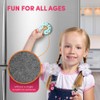 1 x Round MDF Magnet - Pizza Slices Junk Food