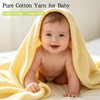 Katech 1OO% Cotton Yarn for Crocheting-12 * 45g/175yd, Baby Cotton