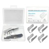 30Pcs/Box Anterior Matrix Bands, Dental Metal Curvature Matrix Bands for