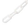 PATIKIL 0.3" Diameter 23Ft Length Plastic Chain Barrier, Safety Link