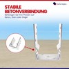 GeZu Impex® U-Post Support Stainless Steel 71 mm Can be