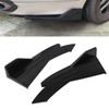 2PCS Car Rear Bumper Canard Lip Side Skirt Splitter Spoiler