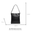 TOM TAILOR Ladies Poppy Black Shoulder Bag, black, M