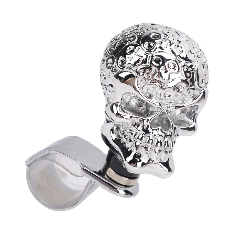 Skull Steering Wheel Turn Knob 3cm Diameter Turn Knob Spinner