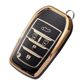 YANMW New Voxy 90 Series Key Case Compatible Toyota Noah 90 Series Smart Key NOAH VOXY Alphard Key Holder, black3