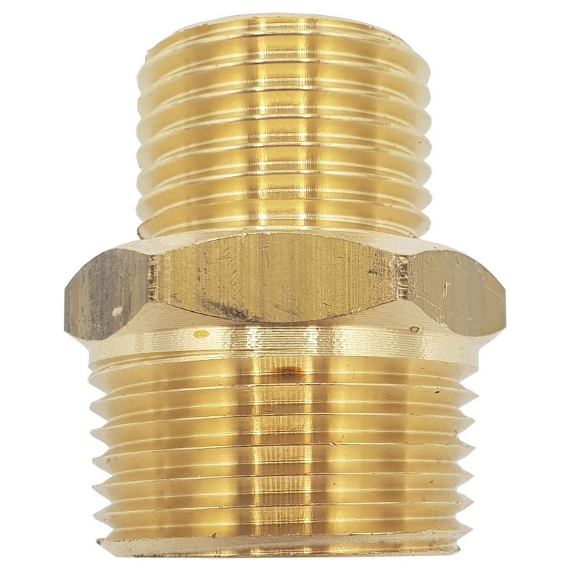 3/4" BSP x 1/2" NPT Male Union Reduction Thread Adaptor