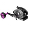 Solar Digital Display Fishing Reel Casting Wheel Rechargeable Single Rocker