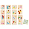 Goki 56647 Memo Gymnastics Exercises Skill Games, Colourful