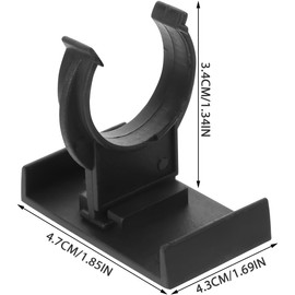 20pcs Kitchen Kick Board Plinth Clips Cabinets ， Foot Plinth Clips ， Securely Install Your Cabinets with These Durable Clips (Black)