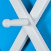 SKOLOO Hat Rack for Wall with 17 Hooks, Solid Wooden,