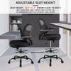 HYLONE Drafting Chair Tall Office Chair with Flip-Up Armrests Ergonomic