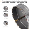 HARFINGTON Carbide Hole Saw Kit 124mm (4-7/8") Metal Hole Cutter