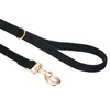 Petiry Soft Dog Lead Medium with Gold Metal Clasp for