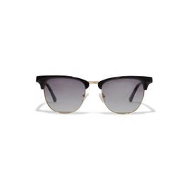 PILGRIM, Charlie Retro Style Polarised Women's Sunglasses with UV400 Protection, black