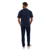 sesto senso Men's Elegant Short-Sleeved Pyjamas with Button Placket, Anchor