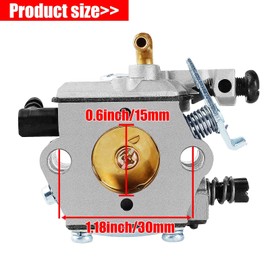 YOFMOO MS240 MS260 Carburetor for 024 024A 024AV 024S 026 Pro Chainsaw WT-194 WT-194-1 Tillotson HU-136A HS-136A WT-403B 1121-120-0610 1121-120-0611 with Filter Kit