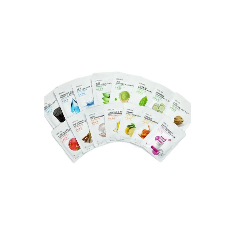 Mascarilla Coreana De Perlas Para Piel spera Opaca (30pz) Mixta