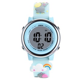Panegy Cute Wristwatch, Children's Wristwatch, Popular, Cartoon, Cute, Children's Watch, Waterproof, Date Display, Alarm Clock, Digital LED, Gift, Birthday, Celebration, Kindergarten Entrance School,
