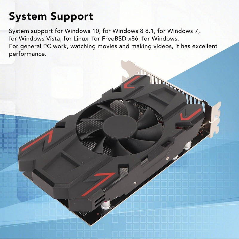HD6770 Gaming Graphics Card 4GB GDDR5 128bit 775MHz 4800MHz DVI