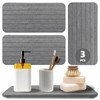 Phafaloop 3 PCS Water Absorbing Stone Tray for Sink, Diatomite