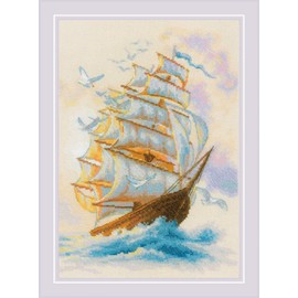 Riolis Counted Cross Stitch kit 2128 Wandering Wind, Beige