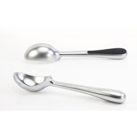Sabatier Silver Ice Cream Scoop - Professional, Modern, Fashionable Colour Design. Strong Spoon & Handle. Handheld Kitchen Tool for Scooping/Spooning Ice Cream & Sorbet.