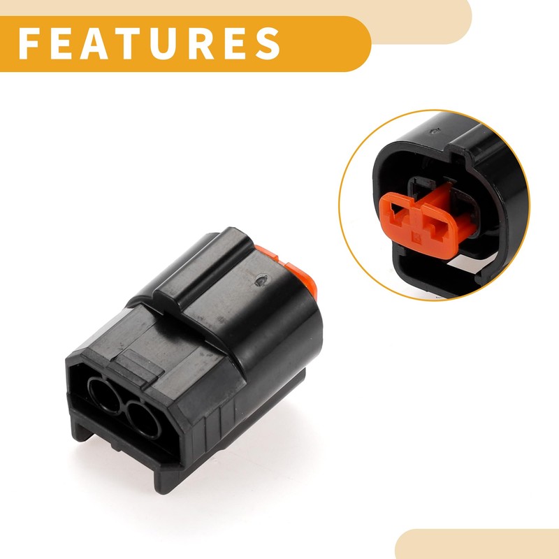 Partuto 2 Pin VVT Boost Solenoid Valve Connector Plug -